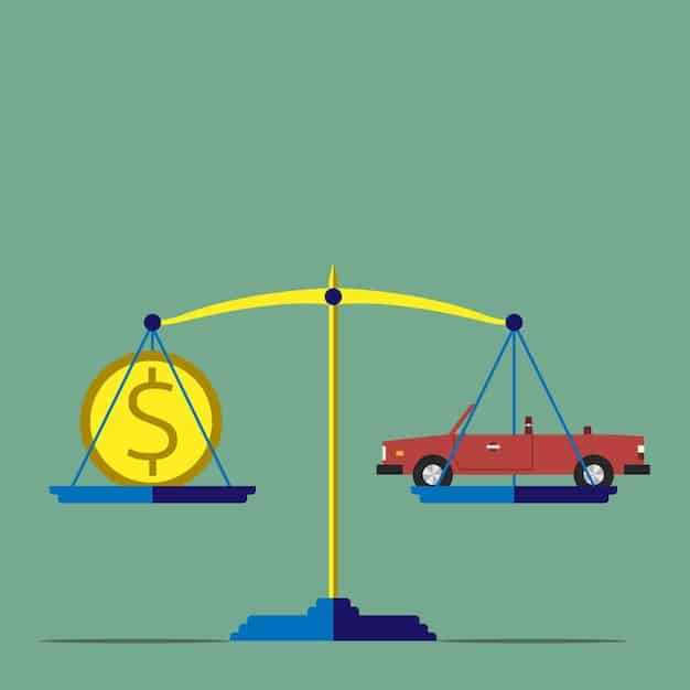Visual representation of a balanced scale with tax savings on one side and business investments on the other, illustrating the financial choices companies might make under a lower tax rate.