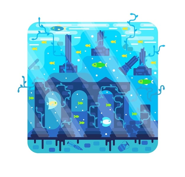 An illustration depicting a water treatment plant control system being protected by a digital firewall, symbolizing the enhancement of cybersecurity measures in critical infrastructure.
