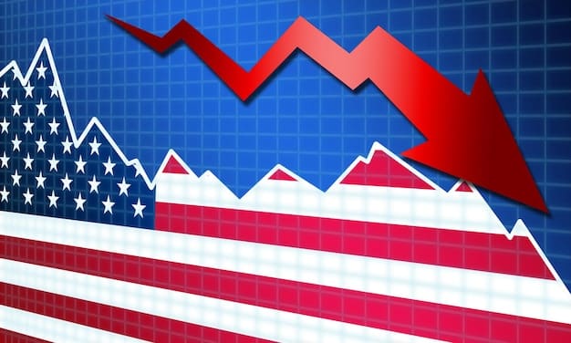 A graph showing the historical trend of inflation rates in the US, with a clear line indicating the Federal Reserve's 2% inflation target.