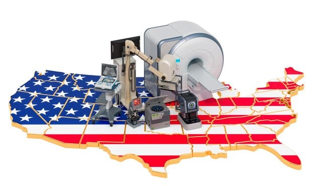 A collage of images representing key industries in the US and the Eurozone (e.g., manufacturing, technology, agriculture, finance), with arrows indicating the potential impact of the dollar's decline on each sector.