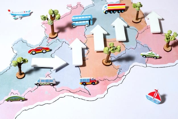 An image showing a map of Europe with arrows indicating migration routes from various conflict zones, overlaid with bar graphs illustrating economic indicators and aid contributions from different countries, including the US.