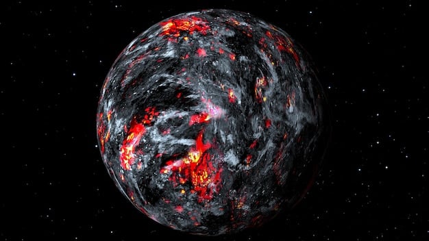 An artistic rendering of Earth seen from space, with a thick layer of dark smoke and soot enveloping much of the Northern Hemisphere. The continents are barely visible beneath the smog. The color palette is muted and bleak, emphasizing the severity of the environmental impact.