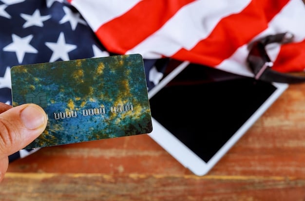 A close-up of a US green card next to a stack of US dollar bills, symbolizing the EB-5 visa program's requirements for investment and permanent residency. The background is blurred, focusing on the green card and the money.