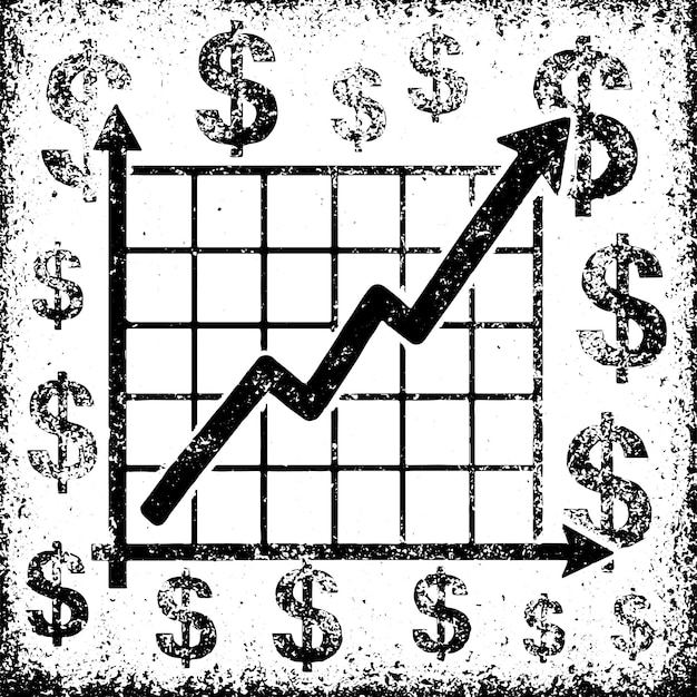 A stylized graph showing the potential fluctuations in the US dollar's value following an increase in the debt ceiling, with arrows indicating possible upward and downward trends.