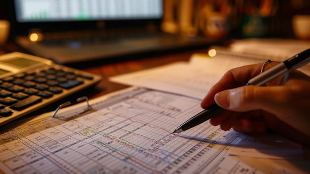 A close-up of a spreadsheet showing calculations for lease liabilities and assets, with annotations highlighting key areas affected by the new accounting standards.