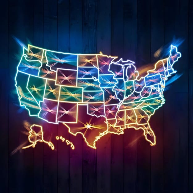 A map of the United States highlighting several popular Amtrak train routes, such as the California Zephyr and the Coast Starlight. Each route is marked with a different color.