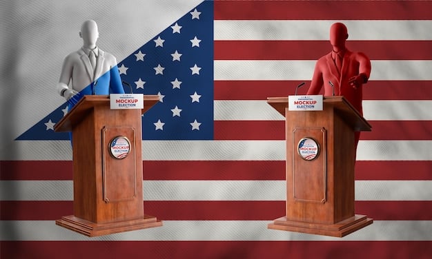 A split image showing a state legislature in session on one side and a political campaign rally on the other, symbolizing the intersection of legislative action and political response.