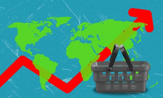 A graph illustrating the impact of tariffs on supply and demand. The graph shows the original equilibrium point, followed by a shift in the supply curve due to the tariff, leading to a new equilibrium with higher prices and lower quantity of imported goods.