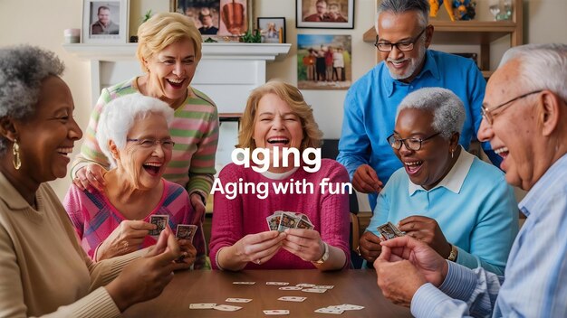 A diverse group of senior citizens engaged in various leisurely activities, symbolizing different retirement lifestyles and financial situations.