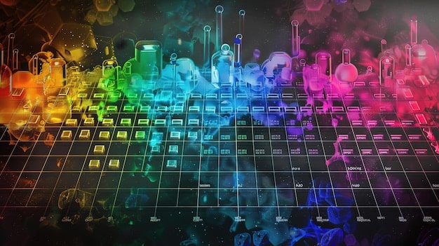 A graph showing the projected growth in STEM jobs over the next decade, with different sectors (e.g., computer science, engineering, healthcare) highlighted in different colors.