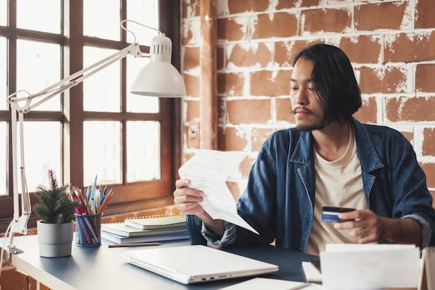 A student diligently working on a scholarship application at a desk filled with books and papers, showcasing the dedication required for the process.