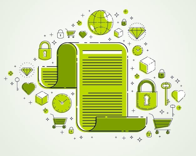 A conceptual image illustrating a checklist with checkmarks beside items related to data privacy and compliance, against a blurred background of a busy office, emphasizing the importance of compliance.